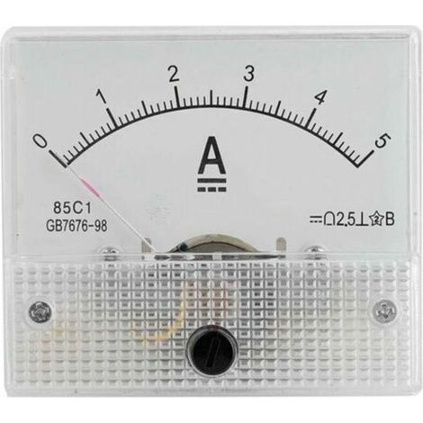 (5A Amperemeter) Analoges Spannungs- und Strommessgerät 85C1 DC (1/5)