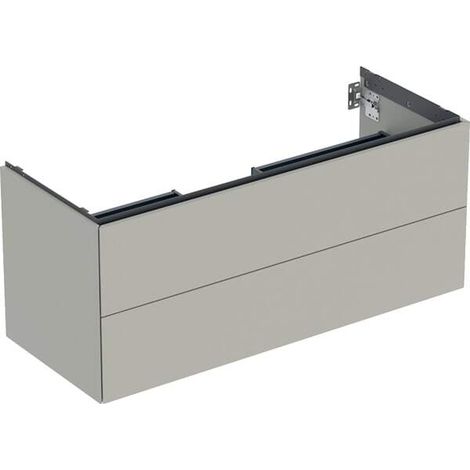 Geberit ONE mueble bajo lavabo, 2 cajones, 118.4x50.4x47cm, (1/5)