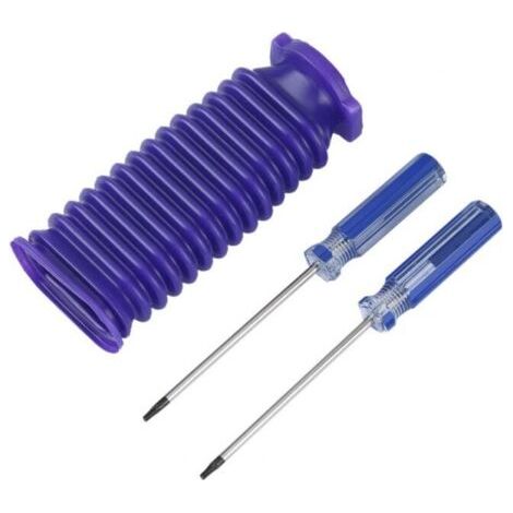 Geeignet für V6 V7 V8 V10 V11 Staubsauger-Ersatzzubehör mit weichem Samt-Rollenschlauch für Blue-Dyson Staubsauger FLITI