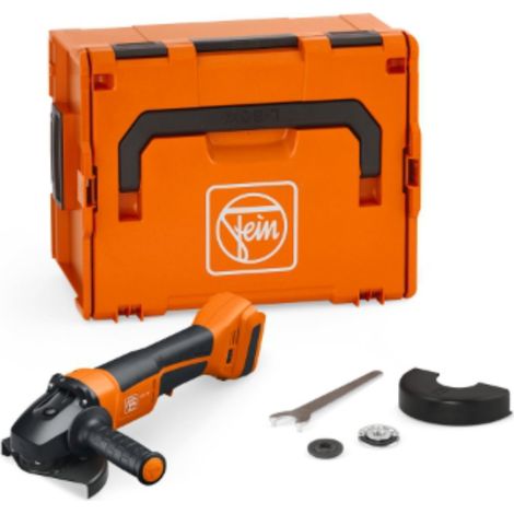 Smerigliatrice angolare a batteria Fein Ø 125 mm CCG 18-125-12 PD AS senza batteria e caricabatterie in L-BOXX (1/3)