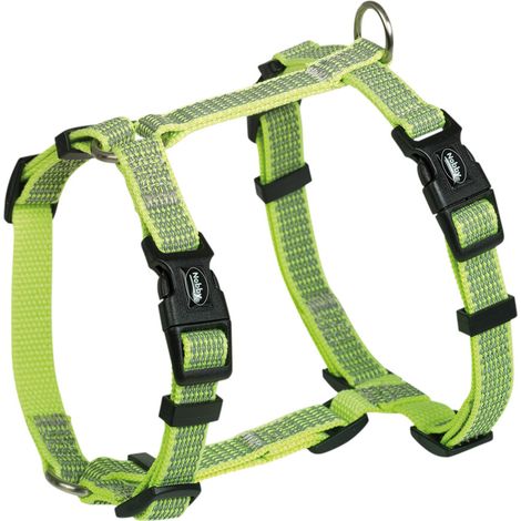 Nobby Hundegeschirr Full Reflect S-M gelb Brustgeschirr (1/2)