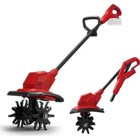Motobineuse sans Fil pour M18 18 V Batterie, 800 W motoculteur électrique, Moteur sans balais, Vitesse 387 TR/Min, Profondeur de Travail 18 cm et Largeur de Travail 20 cm (1/5)