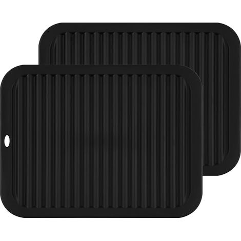 2 coussinets isolants multifonctionnels en silicone antidérapants, flexibles, durables et résistants à la chaleur.