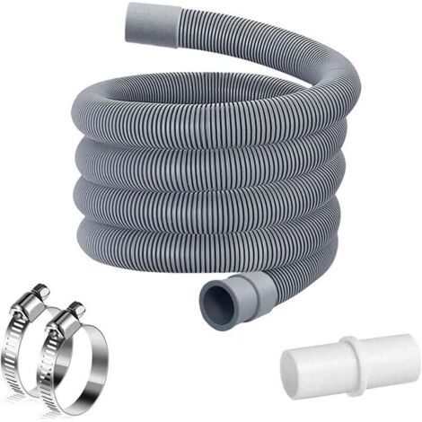 3M de Vidange pour Machine à Laver,Tuyau de Machine à Laver,Rallonge de Tuyau,Kit d'Extension Flexible de Vidange Universel pour Lave-linge et Lave-vaisselle