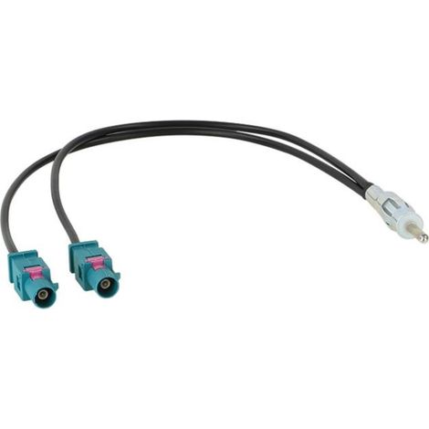 Adaptateur antenne 2XFakra Z vers DIN M