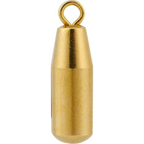 Plomb De Pêche En Cuivre Forme Balle - 7g Résistant À La Rouille - Pour Pêche En Eau Profonde - Lot De 10 Pièces (1/5)