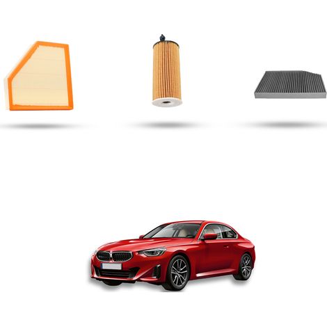 Kit Tagliando 3 filtri compatibile con Bmw Serie 2 (G42,G87) 230i 180kw dal 2021 (1/4)