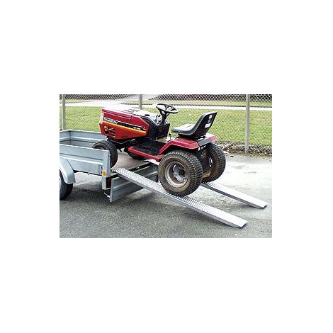 Maxter – Rampe aluminium 2,5M 1000kg – Charge maximale 1000kg – Pour seuils jusqu'à 75cm – Lot de 2 rampes droites (1/2)