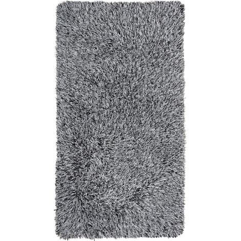 Shaggy-Teppich CIDE Schwarz / Weiß 80 x 150 cm (1/5)