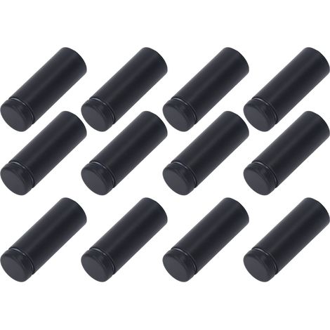 Lot de 12 Entretoises Vis Inox 19x50mm Kit Fixation Murale pour Panneaux Publicitaires (1/5)