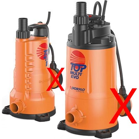 Pompa sommergibile multigirante TOP MULTI2EVO manuale 0,55Kw 0,8Hp 230V Pedrollo