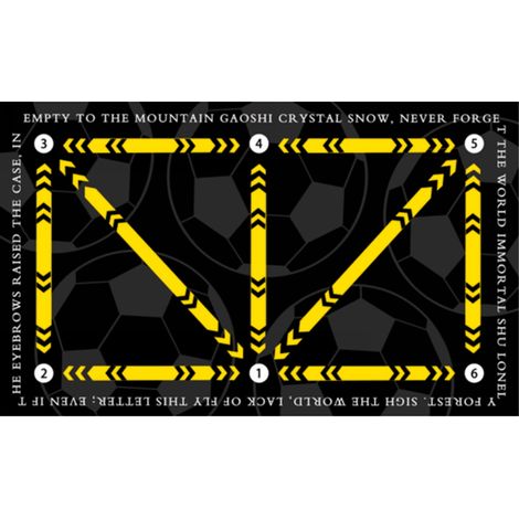 Tapis D Entrainement Football - Tapis D Agilite Non Glissant Pour Controle De Ballon - Usage Interieur Et Extérieur - 1 Pièce (1/5)