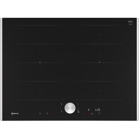 Neff – Table de cuisson induction 71cm 4 feux 7400W – Flex Induction pour casseroles individuelles – Home Connect – T67TTX4L0