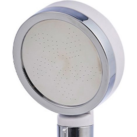 Pommeau de douche filtrant, adoucisseur d'eau, filtration multiple, élimination du chlore, douchette à main, hydratant et nourrissant pour la peau, type A, argent (1/4)