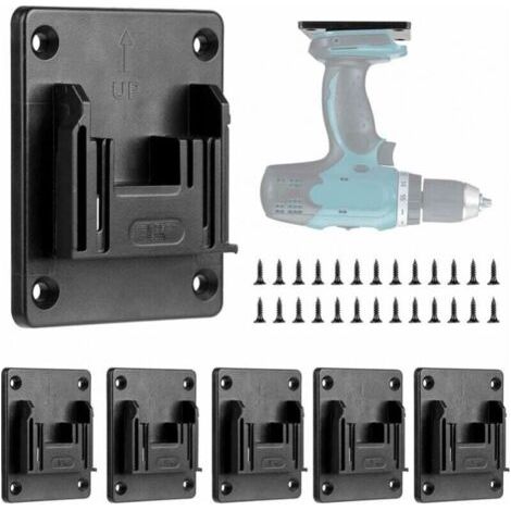 Support mural pour outils de perçage – Compatible Makita 18V et Bosch 18V – Installation facile avec vis incluses – Matériau ABS durable (1/5)