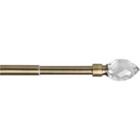 BASTONE METALLO D 20/19 120/210CM PINE ORO ANTICO - 6 pezzi