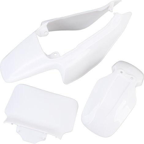 Kit Plastique pour Garde-boue ABS Blanc Kit Complet Garde-boue Front et Panneau Corps pour Monkey Z50R Baja 1988-1999 (1/5)