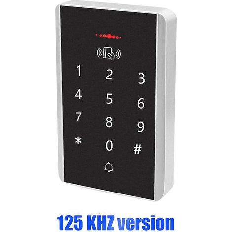 Contrôleur d'accès autonome 2000 utilisateurs, RFID 125 kHz, clavier numérique, lecteur de cartes, système de verrouillage de porte (version 125 kHz). (1/5)
