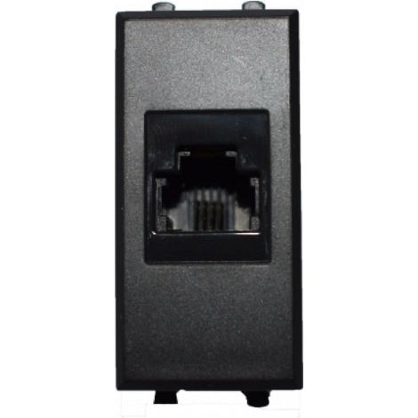 Ave presa telefonica rj11 morsetti a vite tekla 1 modulo 4 contatti 445024 (1/4)
