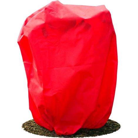 Frostschutzhaube 80g/m² 155cmx150cm Winterschutz Frostschutzvlies rot (1/5)