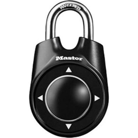 Candado de combinación reajustable Ulisem Master Lock, marcación rápida, colores disponibles: rojo, negro, blanco, azul. (1/5)