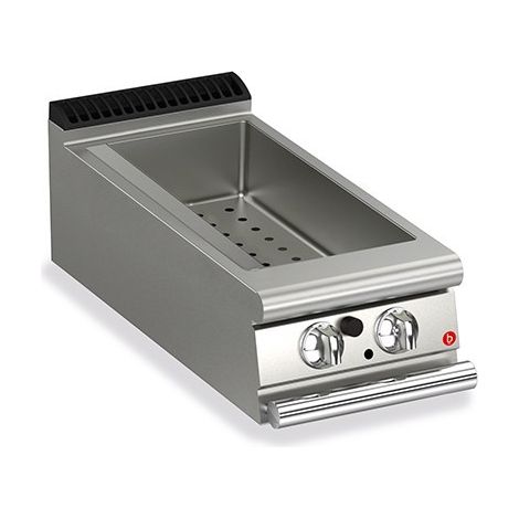 Bain-marie à Gaz - P900 - 1 x GN 1/3 + 1 x GN 1/1 - 3,6 kW - Baron