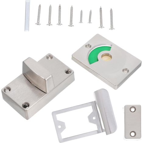 Verrou de Porte pour Toilettes Publiques Inox (1/5)