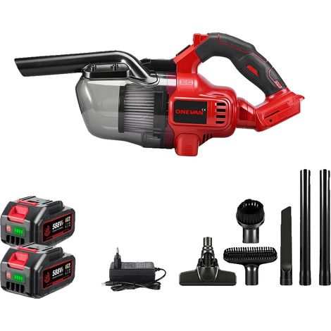 Aspirateur sans fil, puissance de 1000W, batterie rechargeable compatible, 2 Ensemble de Batteries (1/2)