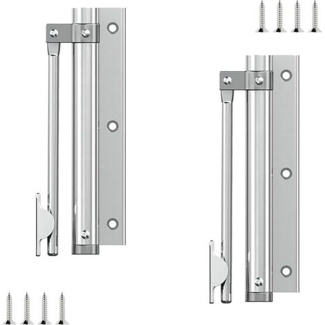 2 Pieces Door Closers, Adjustable Door Closers, Automatic Door Closers for Home and Commercial Use, Maximum Weight 25kg (1/5)