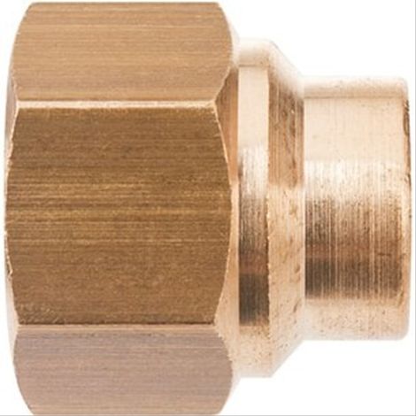 Lot de 10 manchons femelles laiton à souder cuivre Ø28 - femelle 3/4'' (20/27)