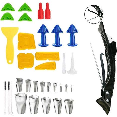 Ensemble d'outils durables pour retirer le mastic, adapté aux éviers de cuisine et aux joints de carrelage.