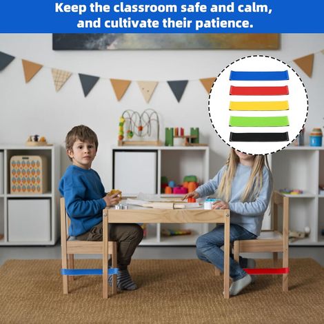 Bande Elastique pour Pieds de Chaise TDAH pour Enfants, Élastique Chaise TDAH, Bande Elastique Musculation, Convient Aux Enfants - Sport