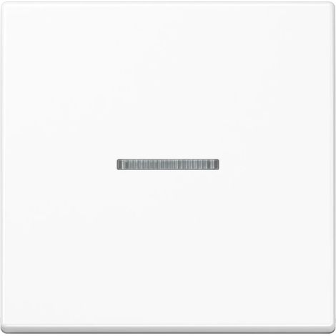 Jung Balancín para pulsador KNX, F10, con guía de luz, duroplástico, Serie A, blanco alpino A 101 KO5 WW