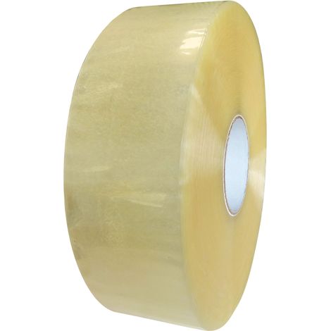 Lot de 4 Ruban adhésif polypropylène polyvalent colle renforcée 75mm X1000m Transparent