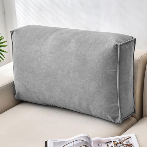 Coussin Dossier Canapé Coussin Tete De Lit Coussin De Lecture pour Lit Confortable Coussin Lombaire Oreiller Ergonomique Dossier De Lit Lavable,6-70x45x12cm