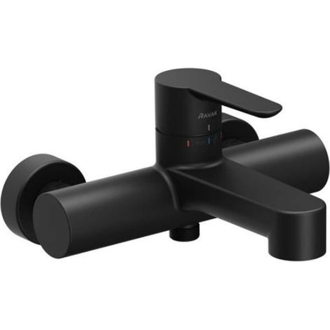 Ravak Puri - Badewannenarmatur, schwarz matt X070185 (1/5)