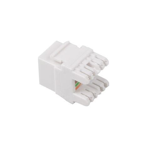 Módulo Keystone Lanberg con conector RJ45 - Cable UTP LSA cat.6 de 180° para caja de montaje. (1/2)