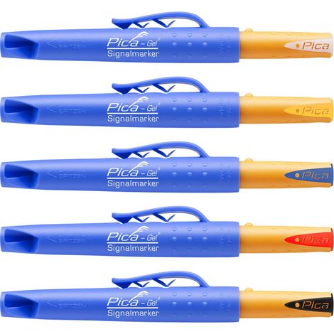 Pica Gel Marker Gel Gelb Temperaturbeständig 1000°C Linie 2-8mm (1/5)