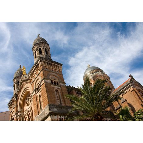 Tableau sur toile église Saint-Raphaël 45x65 cm - Impression sur Toile Murale Décorative - Image imprimée en HD sur Toile - Toile sur Châssis en Bois FSC - Fabriqué en France (1/4)