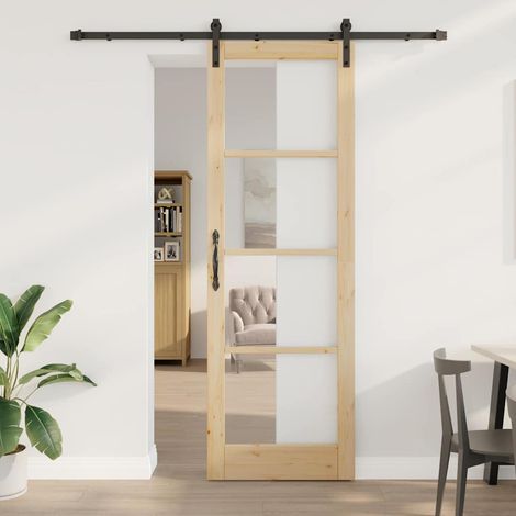 Puerta Interior ORKDAL Natural 78 x 232 cm vidaXL