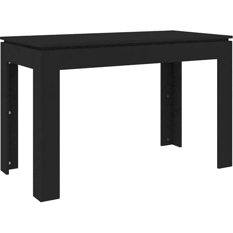 Maison Exclusive - Tavolo da Pranzo Nero 120x60x76 cm in Legno Multistrato