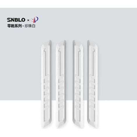 (Style A8) Lot de 4 protections universelles anti-collision en caoutchouc pour pare-chocs avant et arrière de voiture, protection anti-rayures. (1/4)