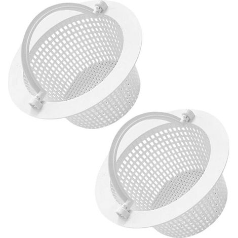 [NIEMALS VERWENDET] 16 cm Skimmerkorb als Ersatzkorb für Standard-Skimmer-Vorfilter mit Griff zur einfachen Entnahme, chlorbeständig