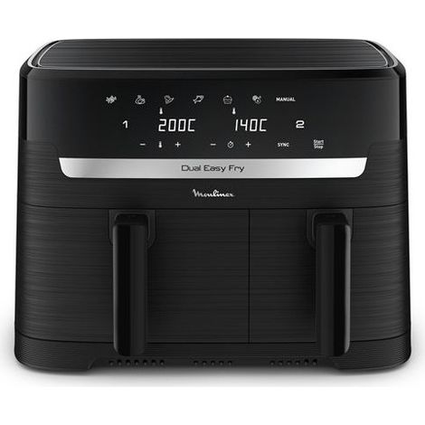 Moulinex – Friteuse sans huile 8.3L – 7 programmes de cuisson – Technologie à air chaud – Compatible lave-vaisselle – Ecran LCD (1/4)