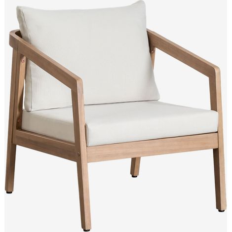 Sillón en madera de acacia Kaela SKLUM (1/5)