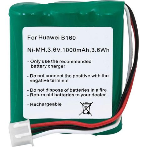 Baterias NiMh 3,6Vdc 1000mA Router Huawei