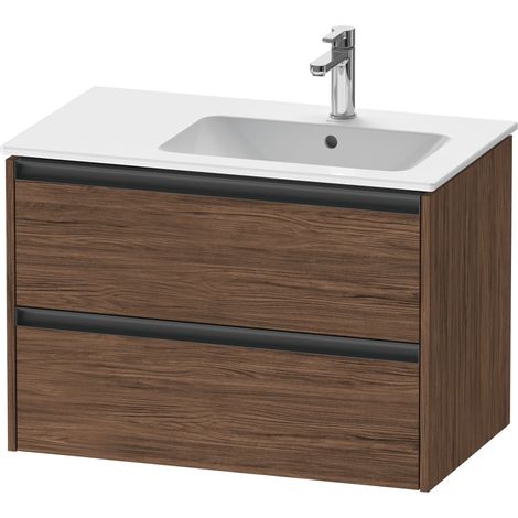 Duravit Ketho.2 bâti-support pour lavabo suspendu, 2 tiroirs, (1/2)
