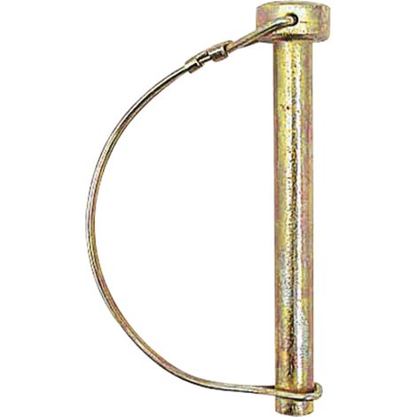 Perno di sicurezza per tubi, 10 mm, 60 mm, 70 mm, acciaio zincato, codice 233389 (1/2)