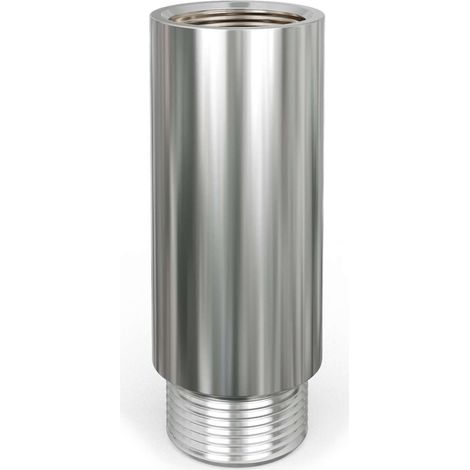 Radiator Valve Tail Extension 50mm 1/2" MxF - Chrome (1/2)