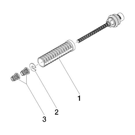 Dornbracht 9090031260090 dessus, fermeture à gauche pièces de rechange